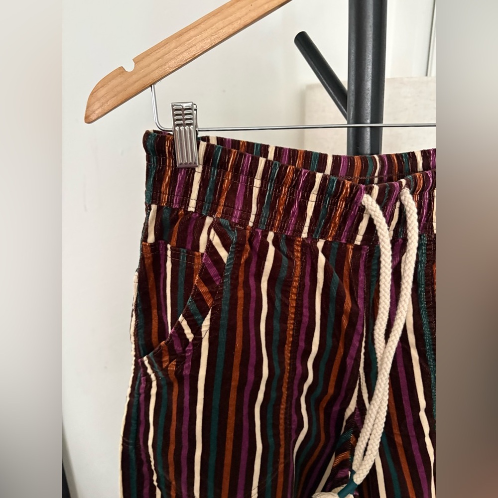 NWT FREE PEOPLE WE THE FREE Easy Peasy Printed Cord Jeans | Brown Combo $148 XS - Picture 9 of 12